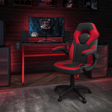 Flash Furniture Red Gaming Desk and Chair Set BLN-X10RSG1030-RD-GG